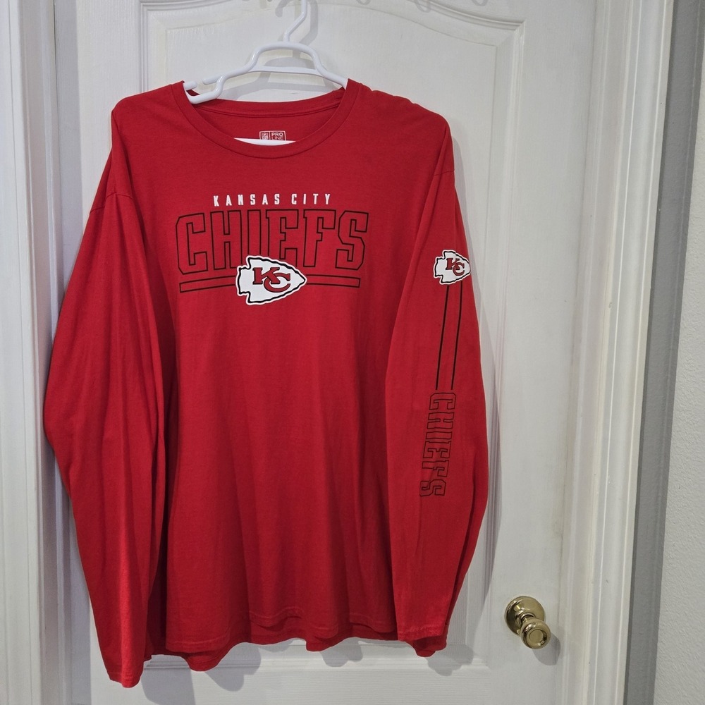 Fanatics‎ KC Chiefs 4XL Long Sleeve Tshirt  NFL